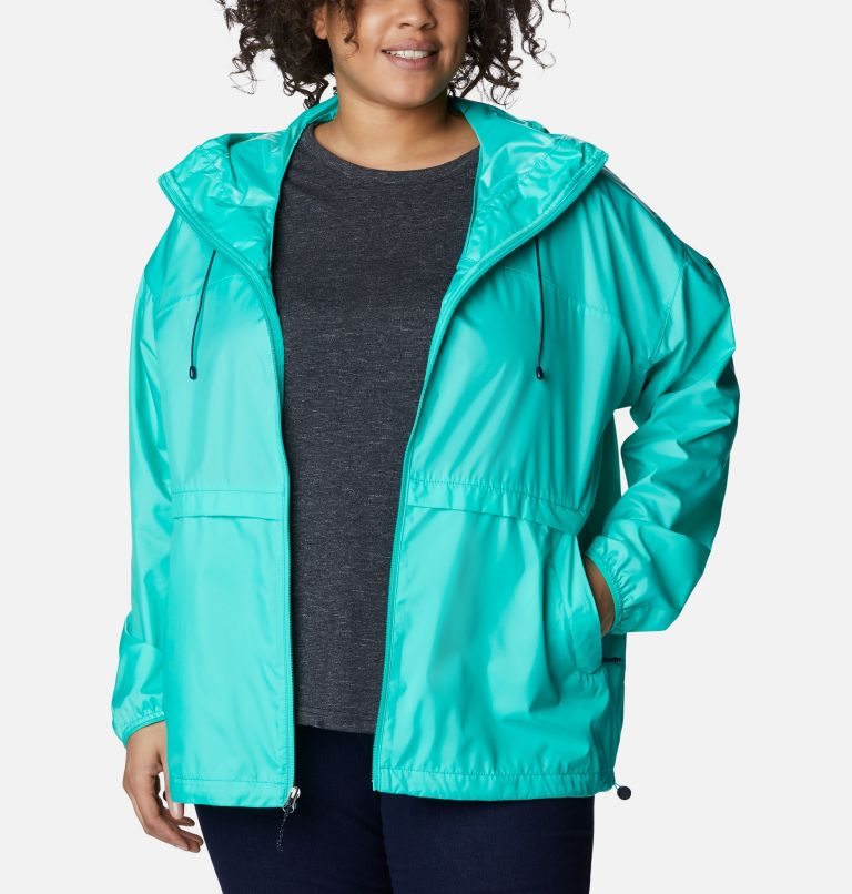 Jacheta Columbia Alpine Chill Windbreaker Dama Turcoaz | Plus Size ST09ZS8Q7